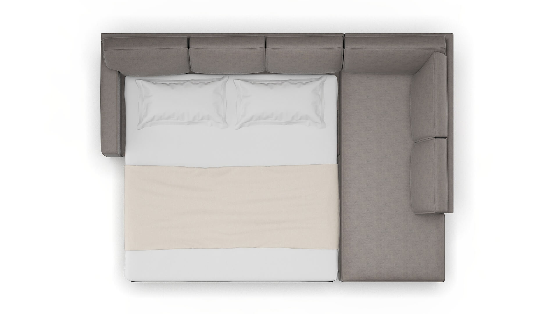 Chicago Noble Otter Panel Sleeper Espresso legs 3