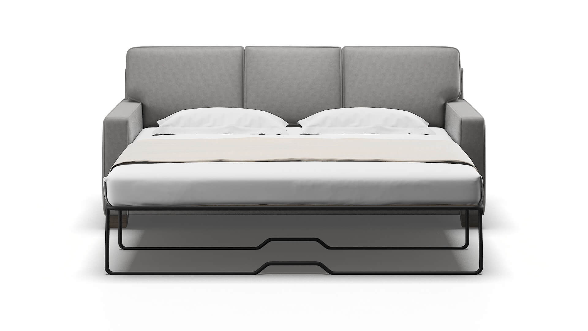 Chicago Noble Smoke Sofa Sleeper Espresso legs 1