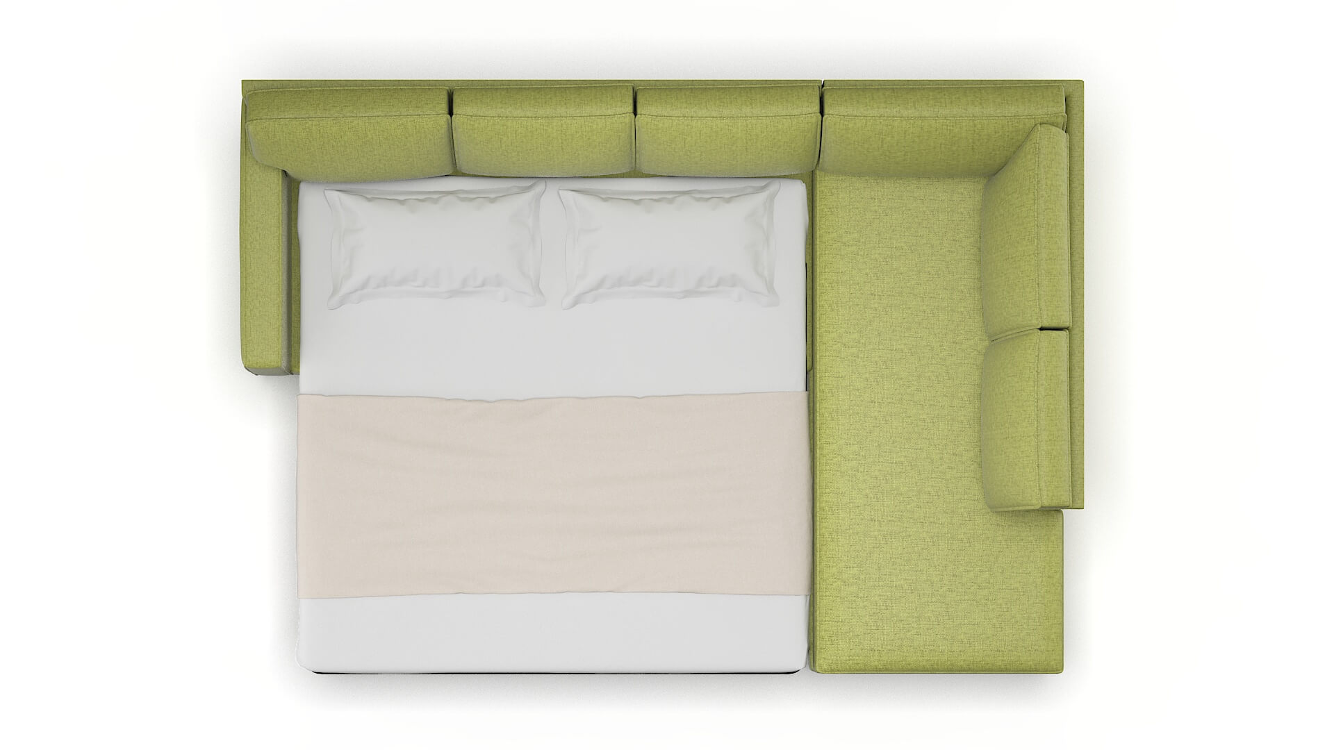 Chicago Notion Appletini Panel Sleeper Espresso legs 3