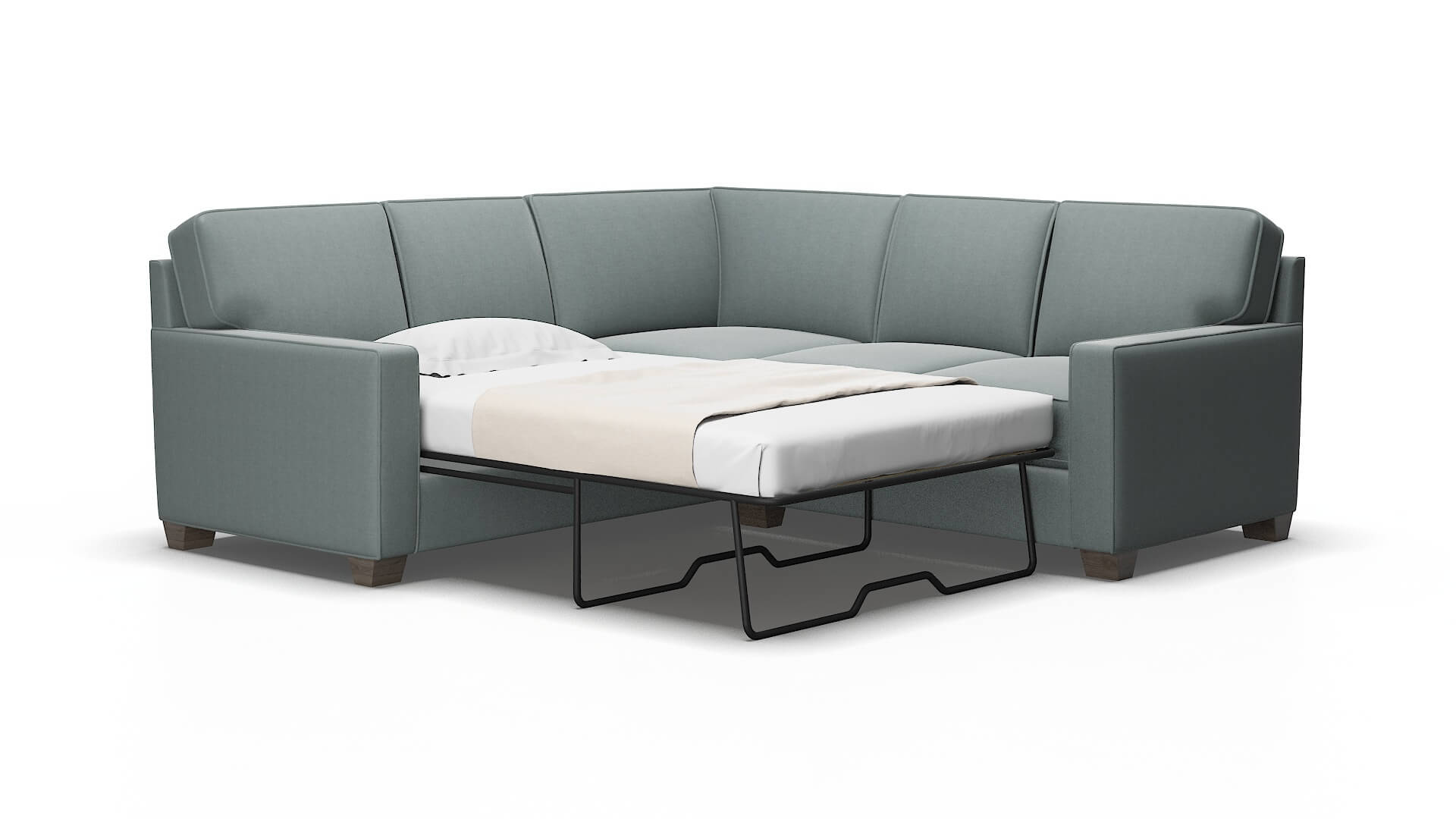 Chicago Oakley baltic Sectional sleeper Espresso Legs  2