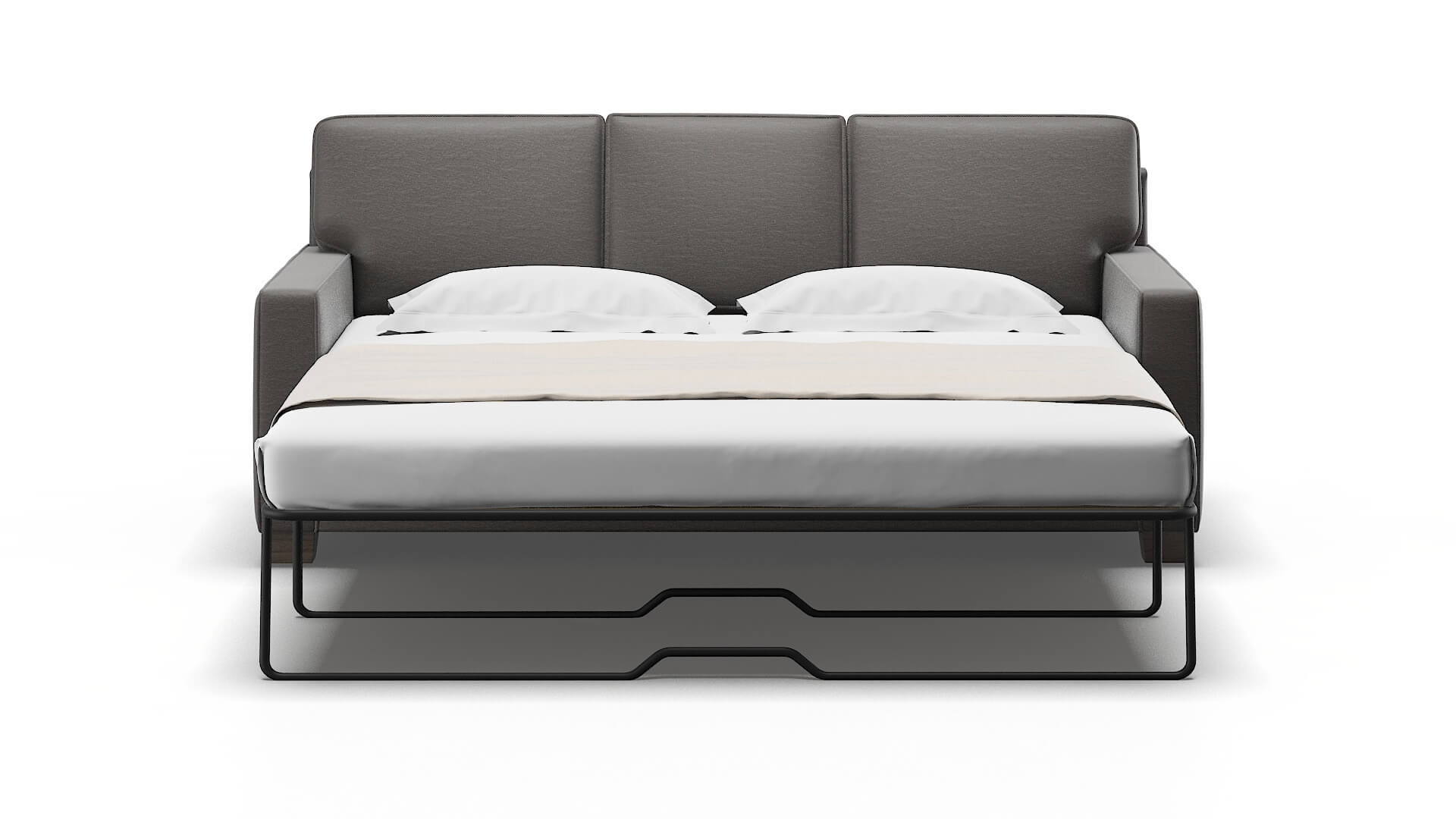 Chicago Oscar Grey Sofa Sleeper Espresso legs 1