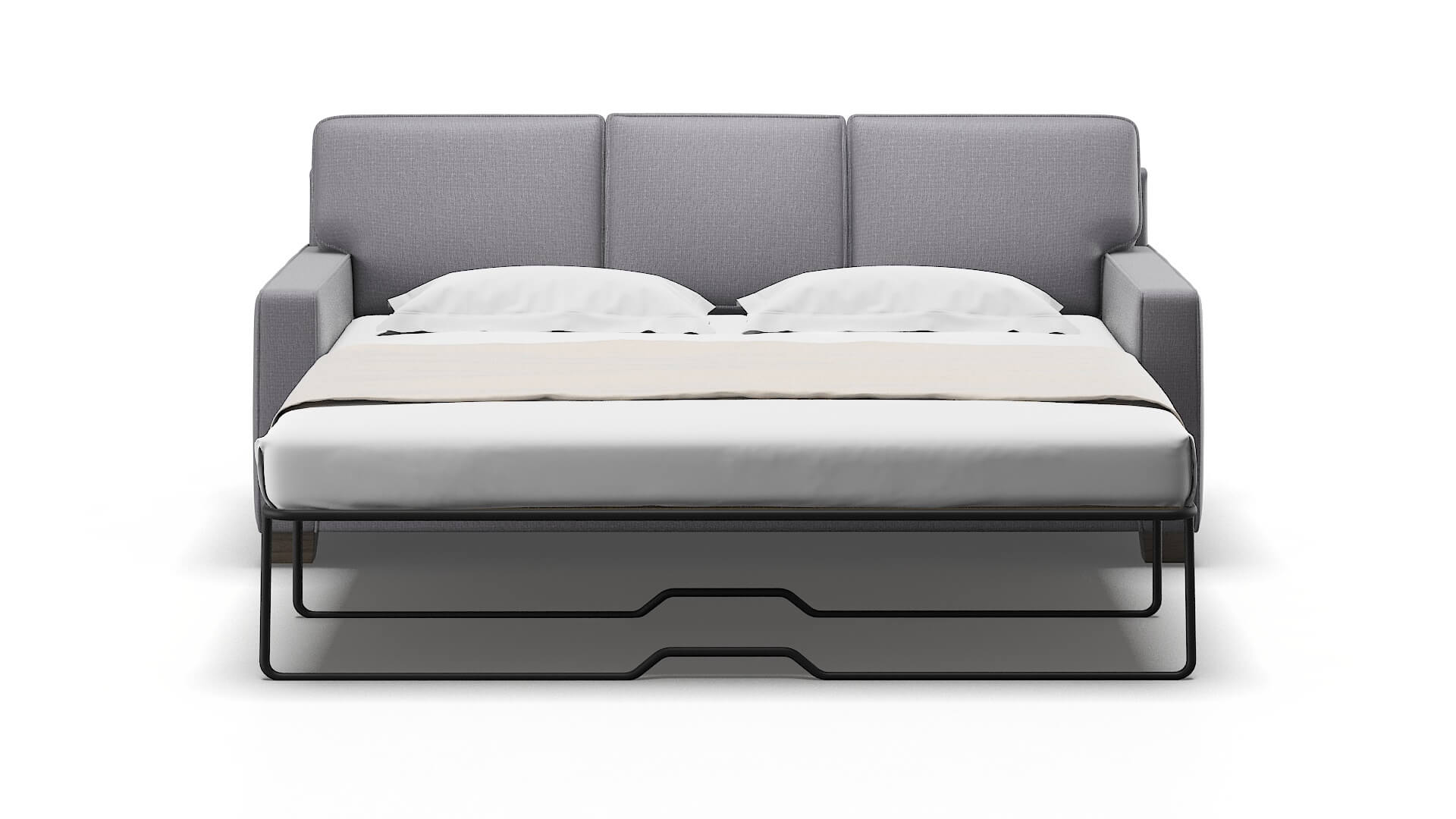 Chicago Parker Ash Sofa Sleeper Espresso legs 1