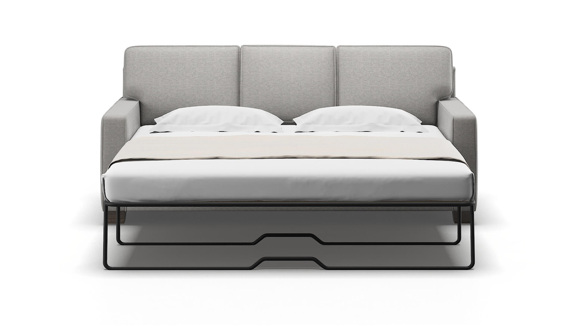 Chicago Phoenix Smoke Sofa Sleeper Espresso legs 1