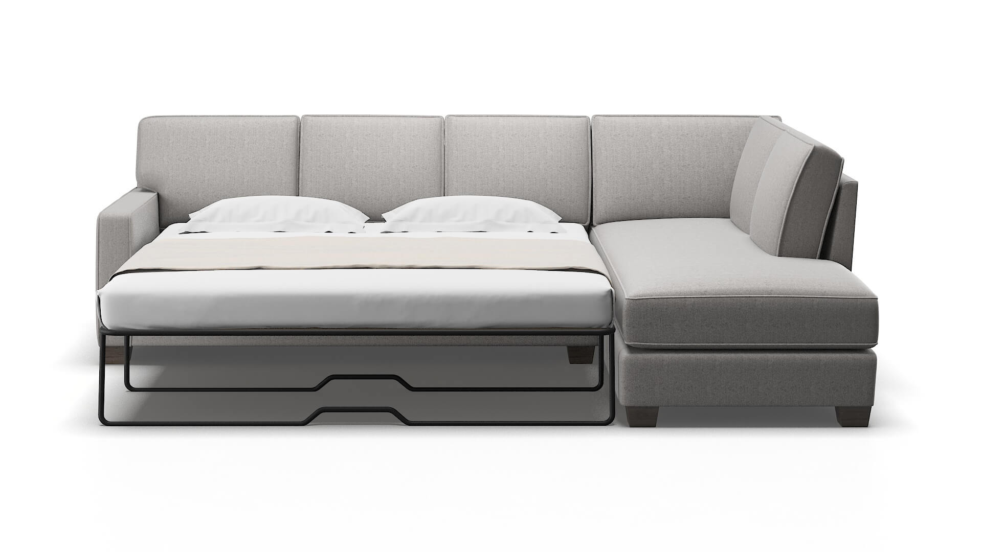 Chicago Prime Ash Panel Sleeper Espresso legs 1