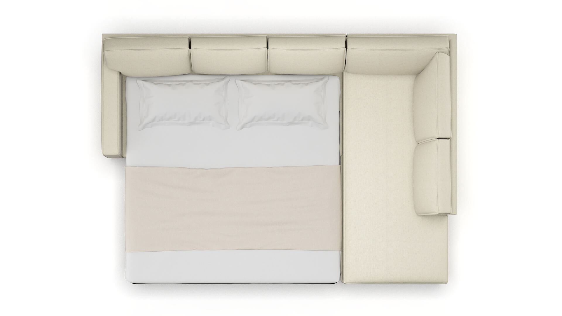 Chicago Redondo Oyster Panel Sleeper Espresso legs 3