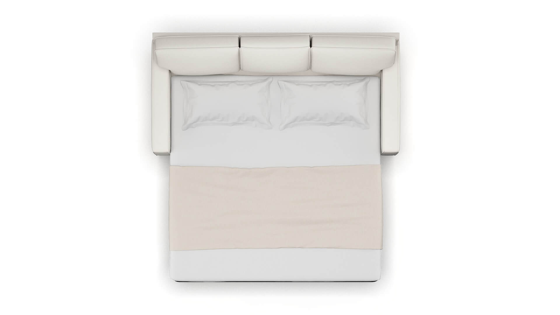 Chicago Redondo Pearl Sofa Sleeper Espresso legs 3