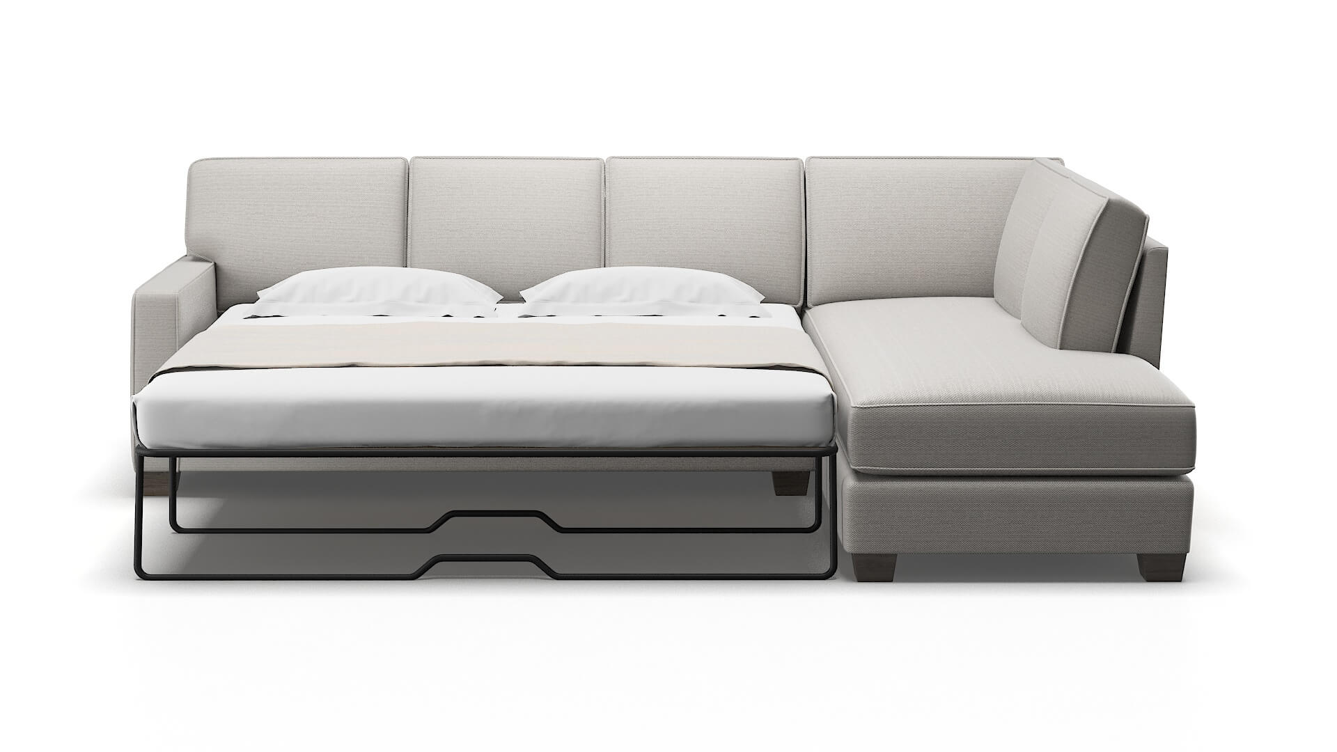 Chicago Redondo Stone Panel Sleeper Espresso legs 1