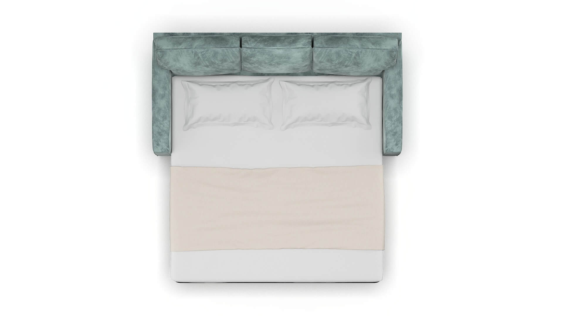 Chicago Royale Cloud Sofa Sleeper Espresso legs 3