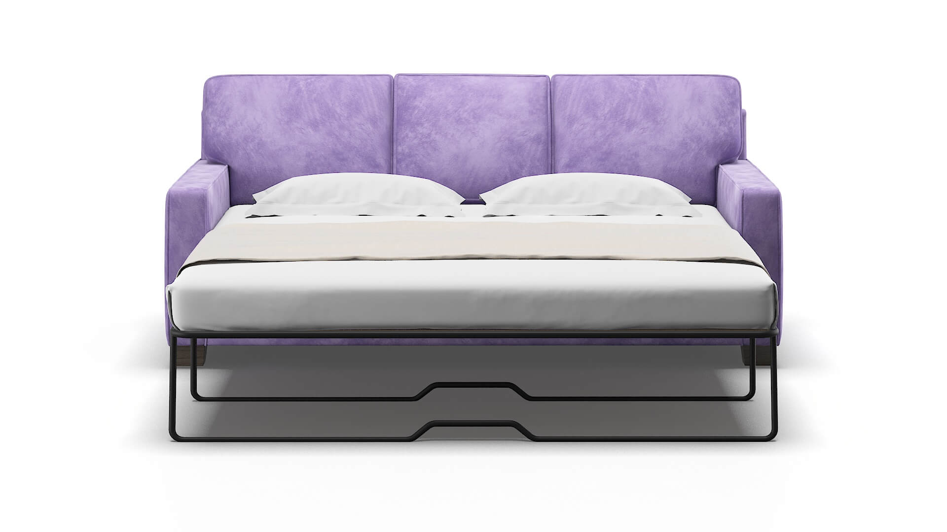 Chicago Royale Lavender Sofa Sleeper Espresso legs 1