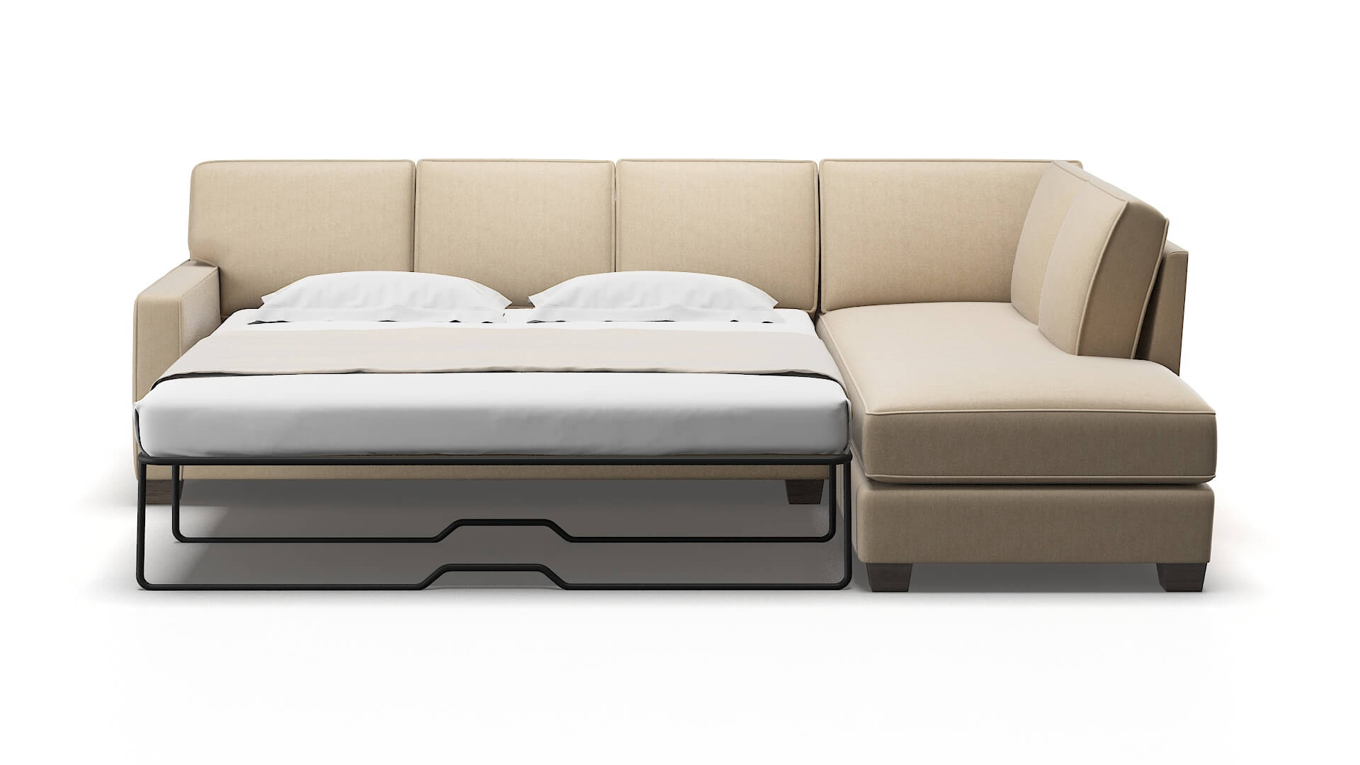 Chicago Royale Mondo Panel Sleeper Espresso legs 1