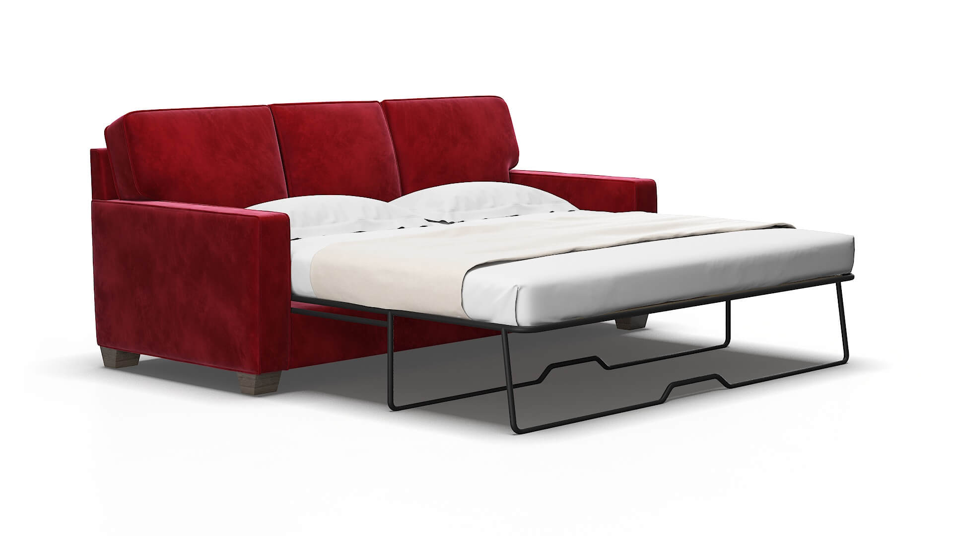 Chicago Royale Ruby Sofa Sleeper Espresso legs 2