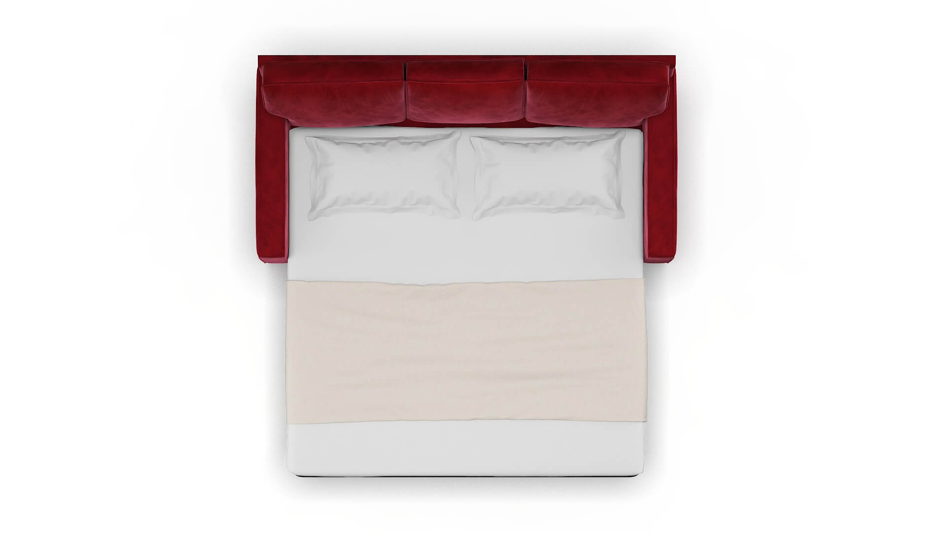 Chicago Royale Ruby Sofa Sleeper Espresso legs 3