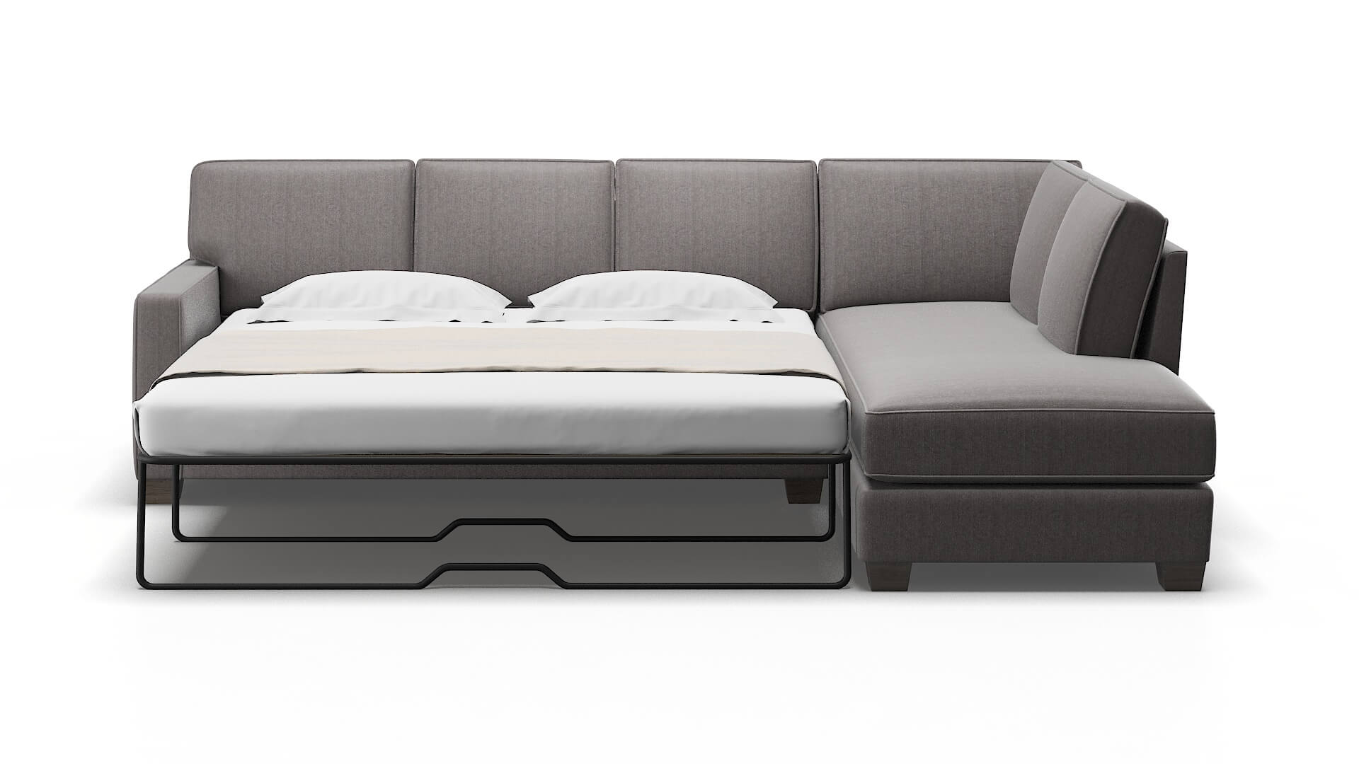 Chicago Sasha Granite Panel Sleeper Espresso legs 1