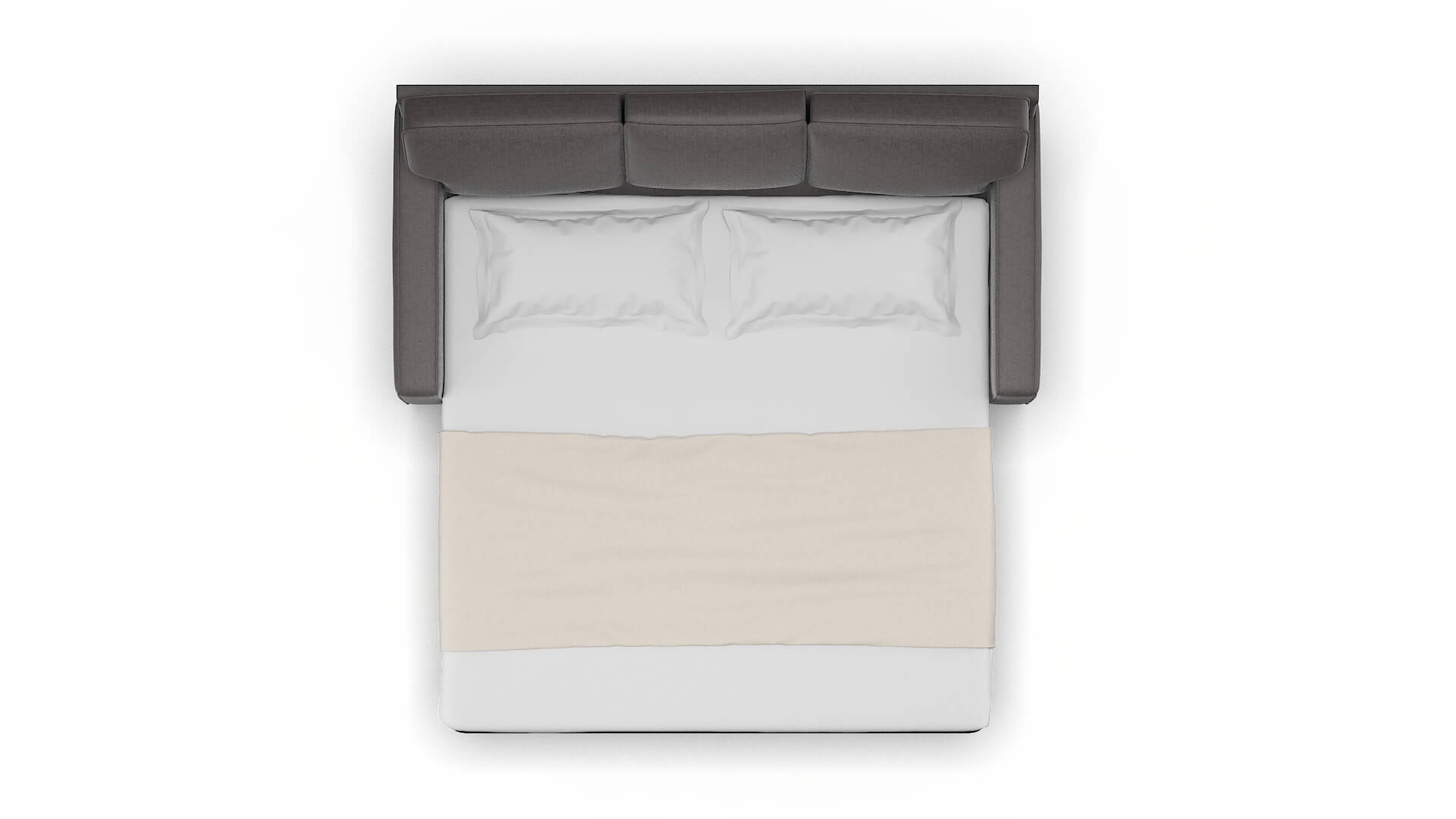 Chicago Sasha Grey Sofa Sleeper Espresso legs 3