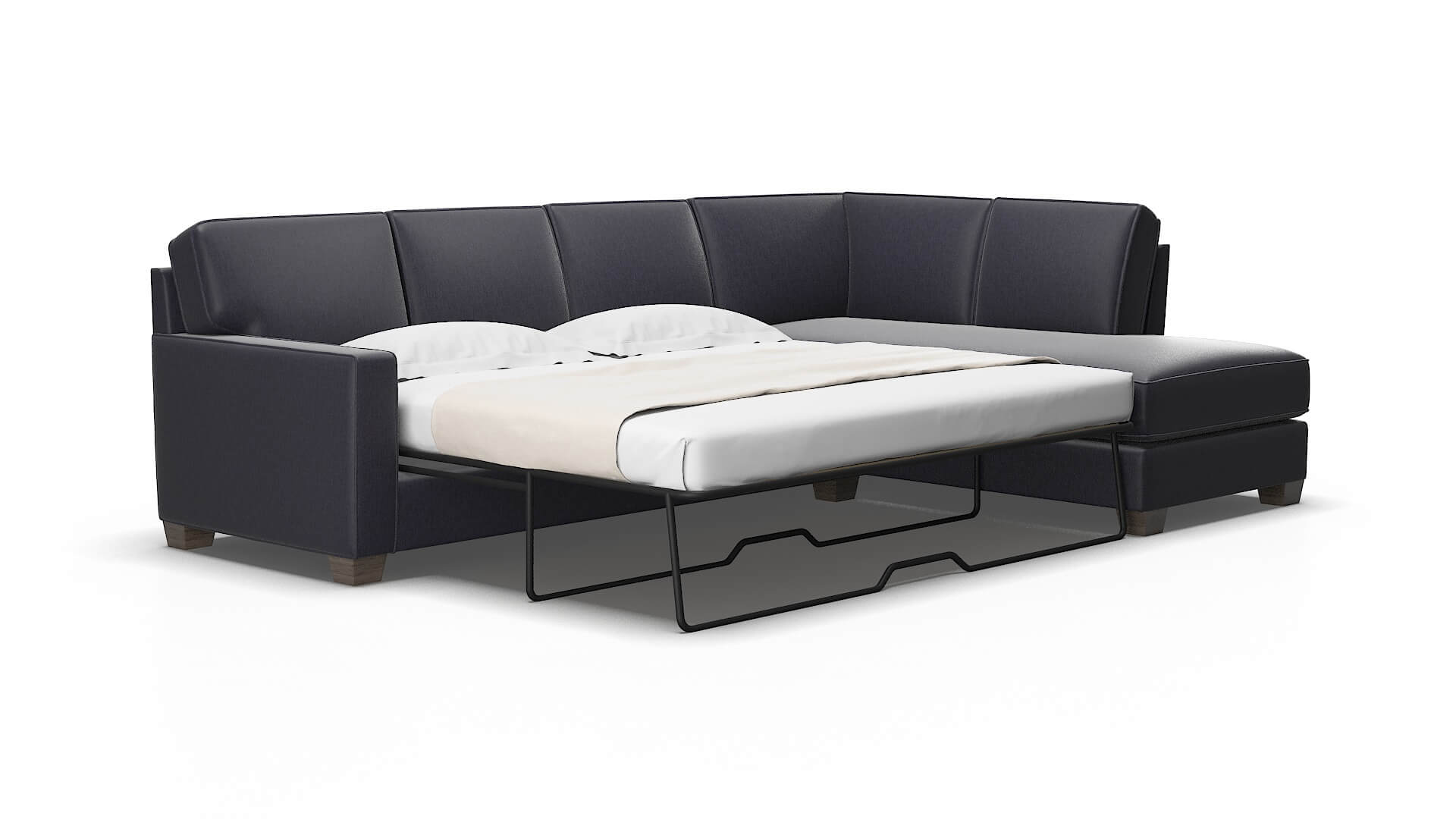 Chicago Sasha navy Panel sleeper Espresso Legs  2