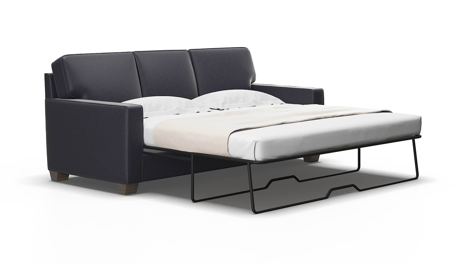 Chicago Sasha navy Sofa sleeper Espresso Legs  2