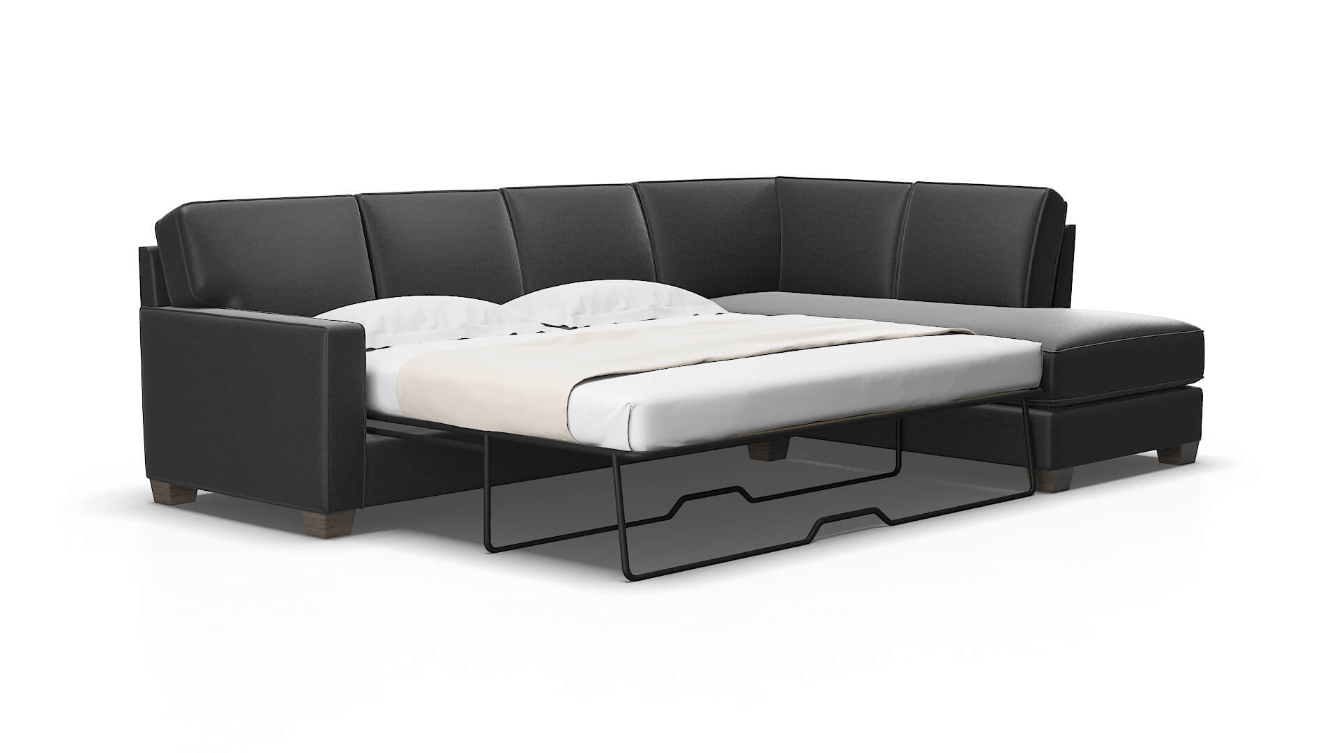 Chicago Sosoftness 54 Panel sleeper Espresso Legs  2
