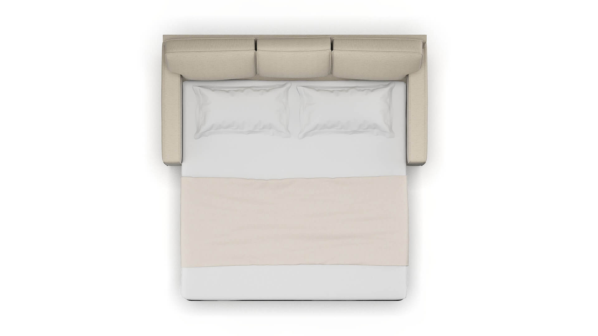 Chicago Sosoftness 72 Sofa Sleeper Espresso legs 3