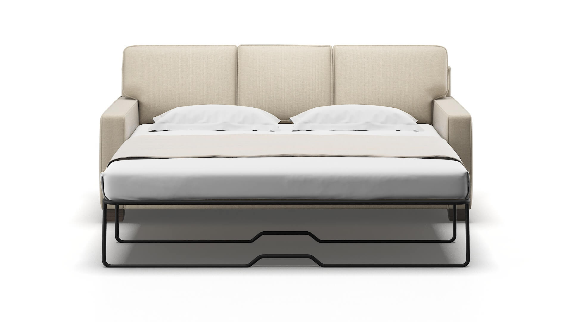 Chicago Urban_d Silver Sofa Sleeper Espresso legs 1