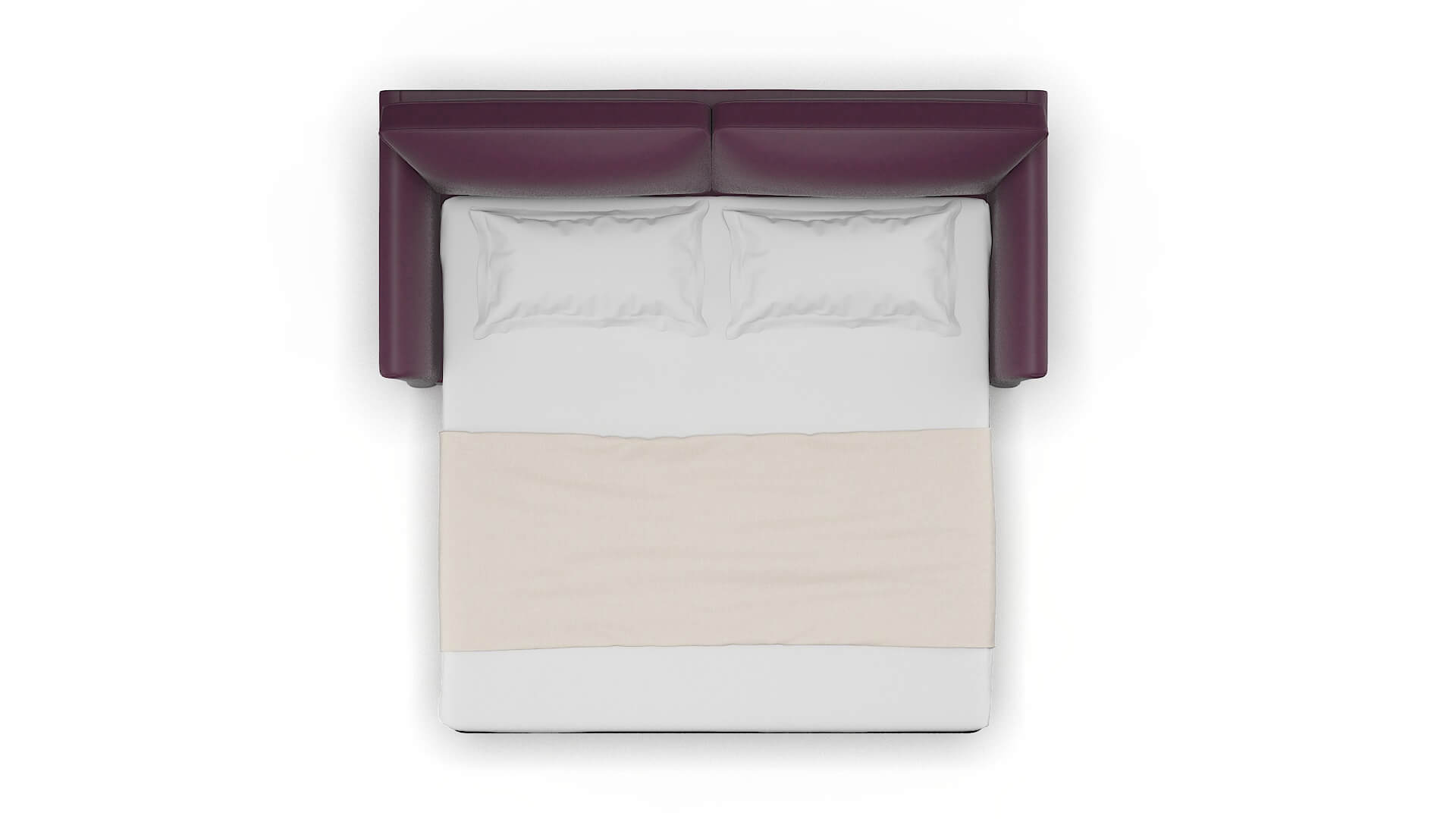 Cologne Bella Aubergine Sofa Sleeper Espresso legs 3