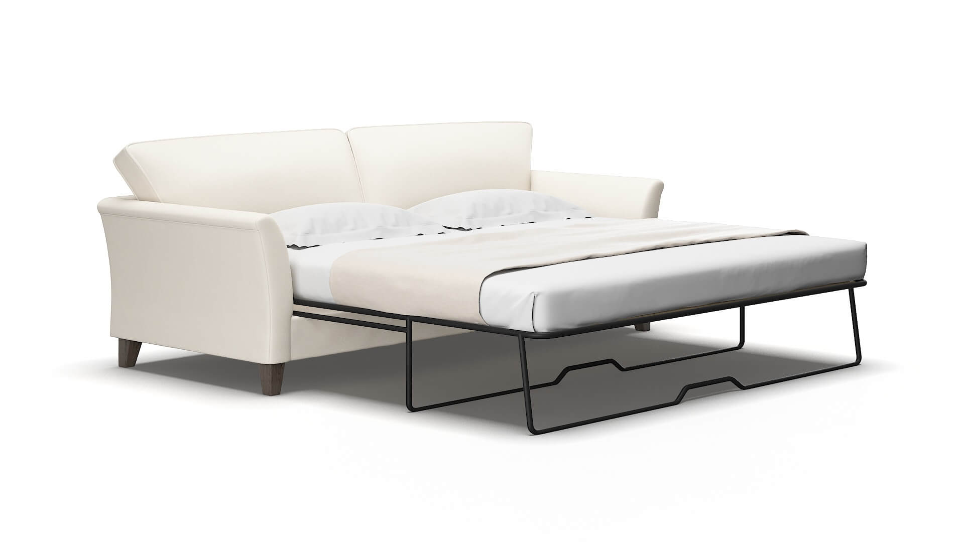 Cologne Blanche milky Sofa sleeper Espresso Legs  2