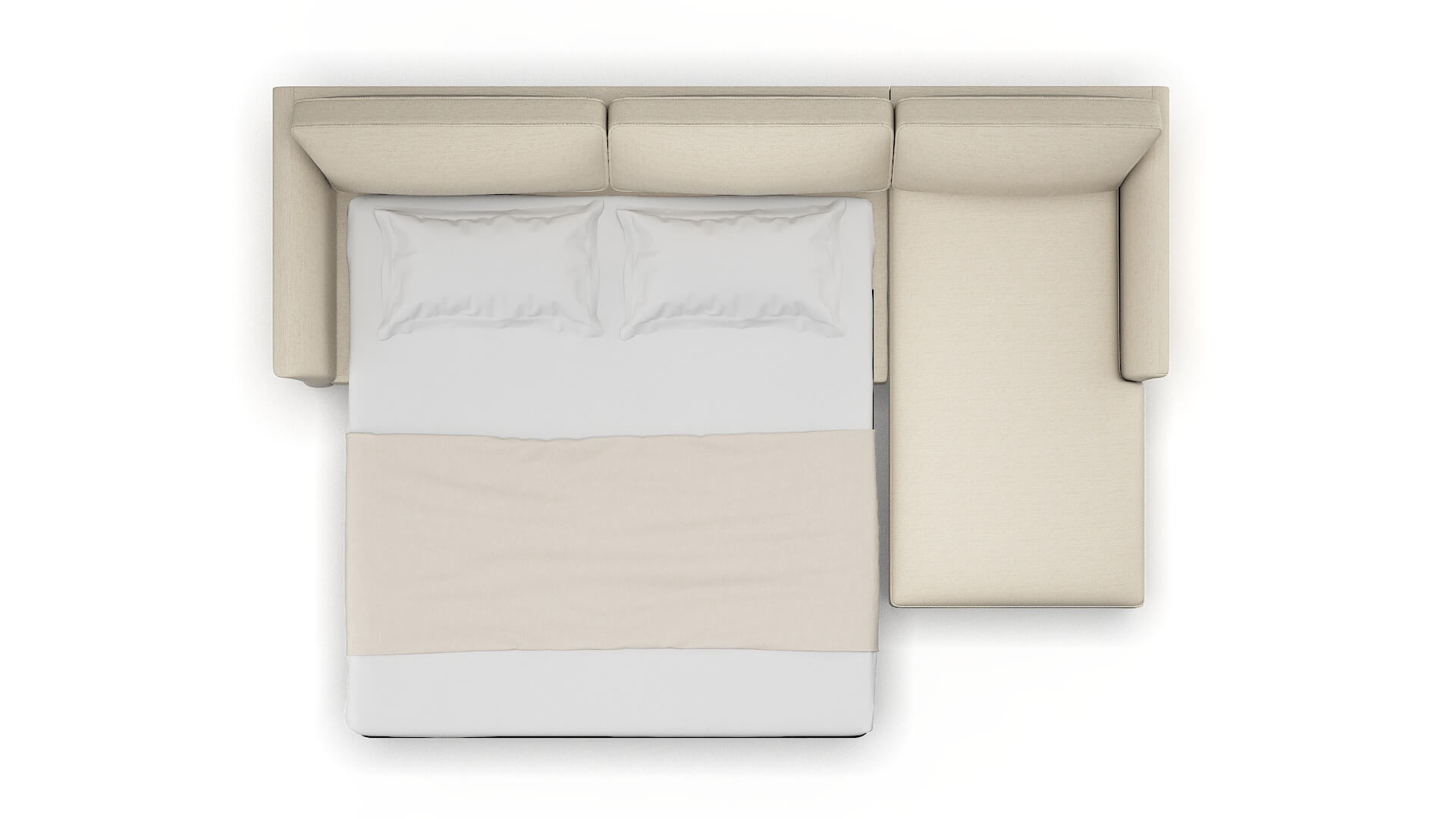 Cologne Chance Sand Panel Sleeper Espresso legs 3