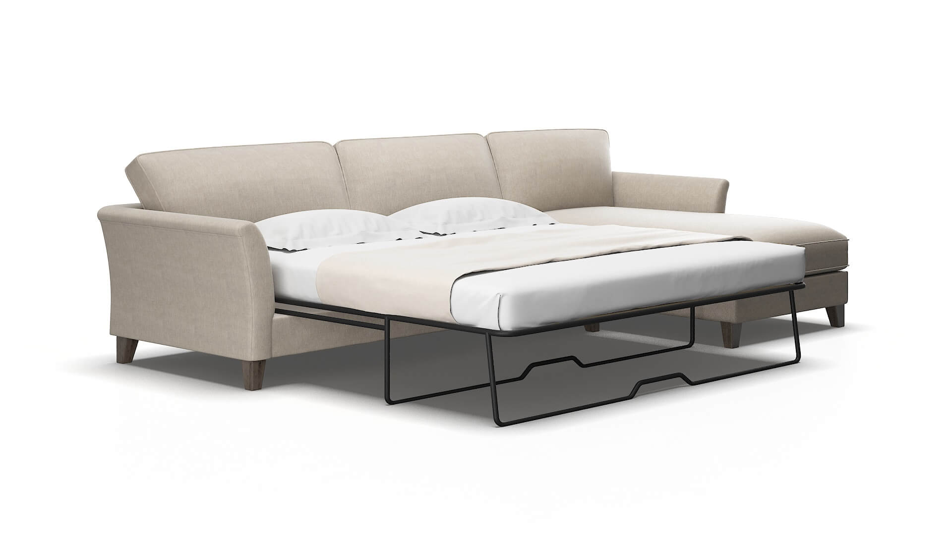 Cologne Derby linen Panel sleeper Espresso Legs  2