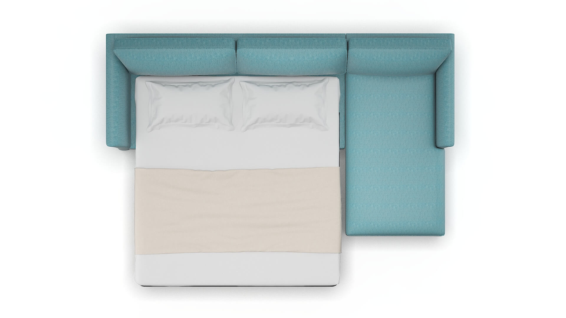 Cologne Dream_d Peacock Panel Sleeper Espresso legs 3