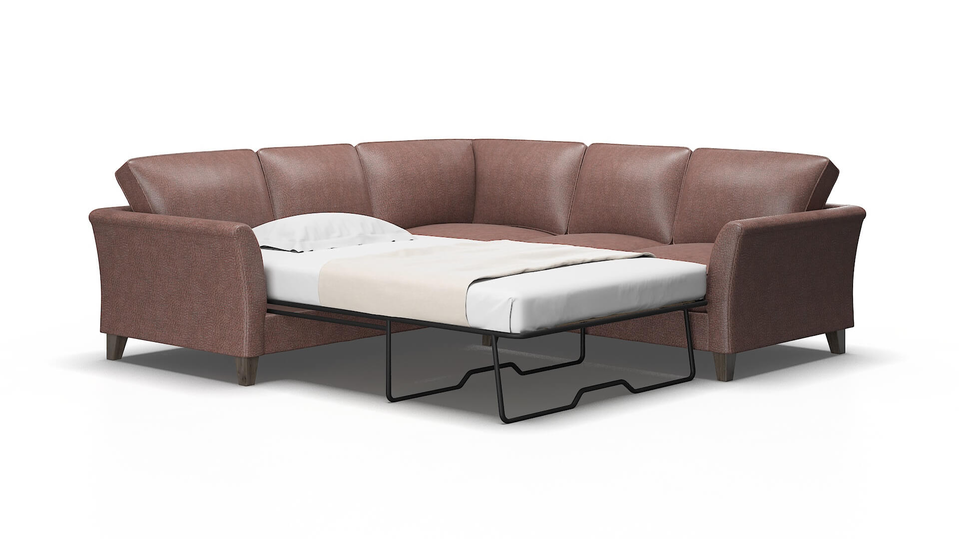 Cologne Ford brown Sectional sleeper Espresso Legs  2