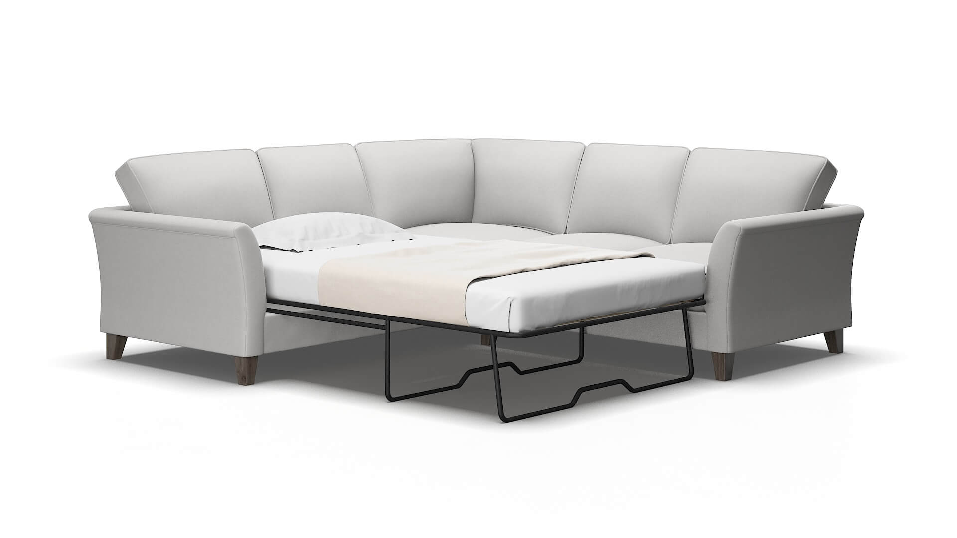 Cologne Geo sterling Sectional sleeper Espresso Legs  2