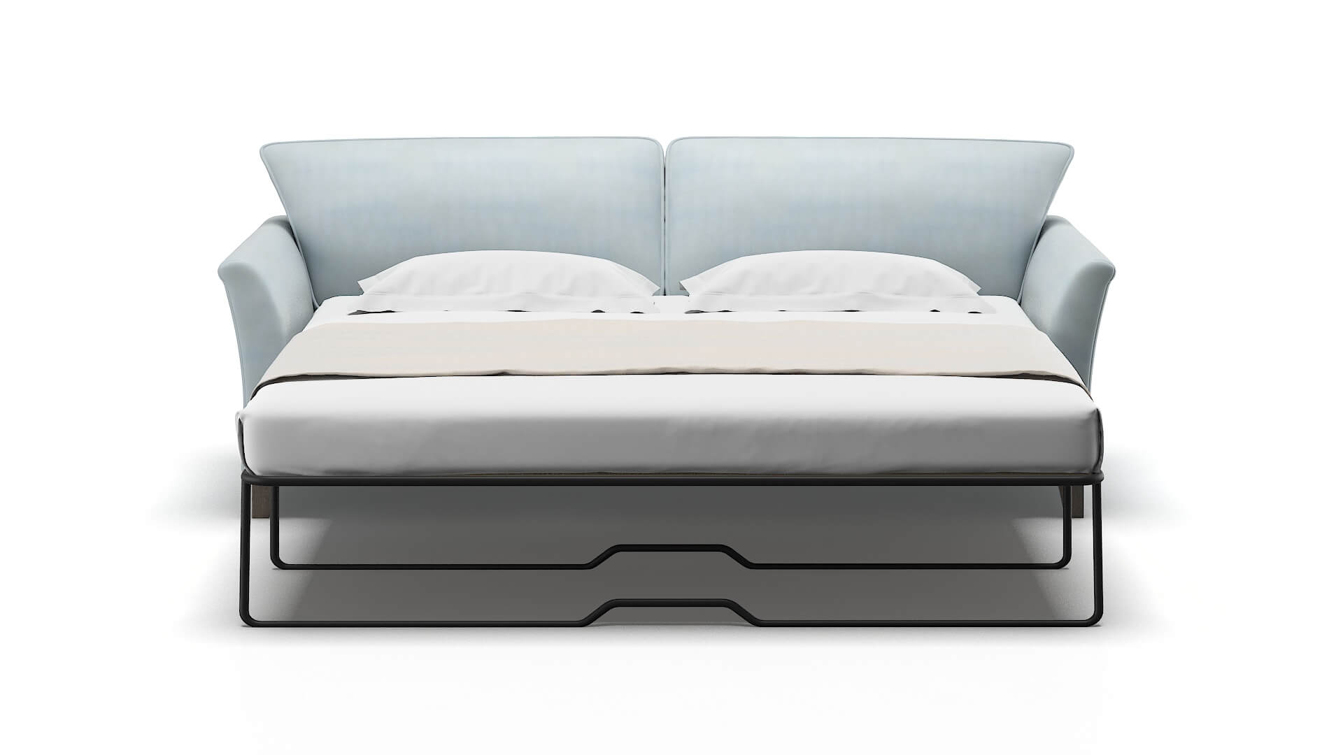 Cologne Hathaway Aqua Sofa Sleeper Espresso legs 1