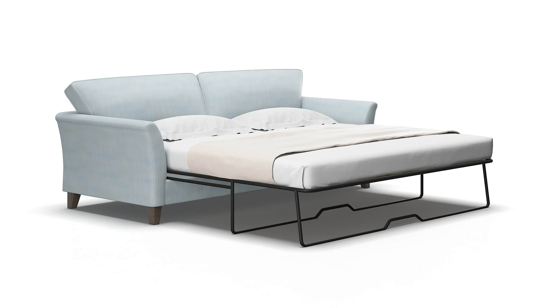 Cologne Hathaway aqua Sofa sleeper Espresso Legs  2