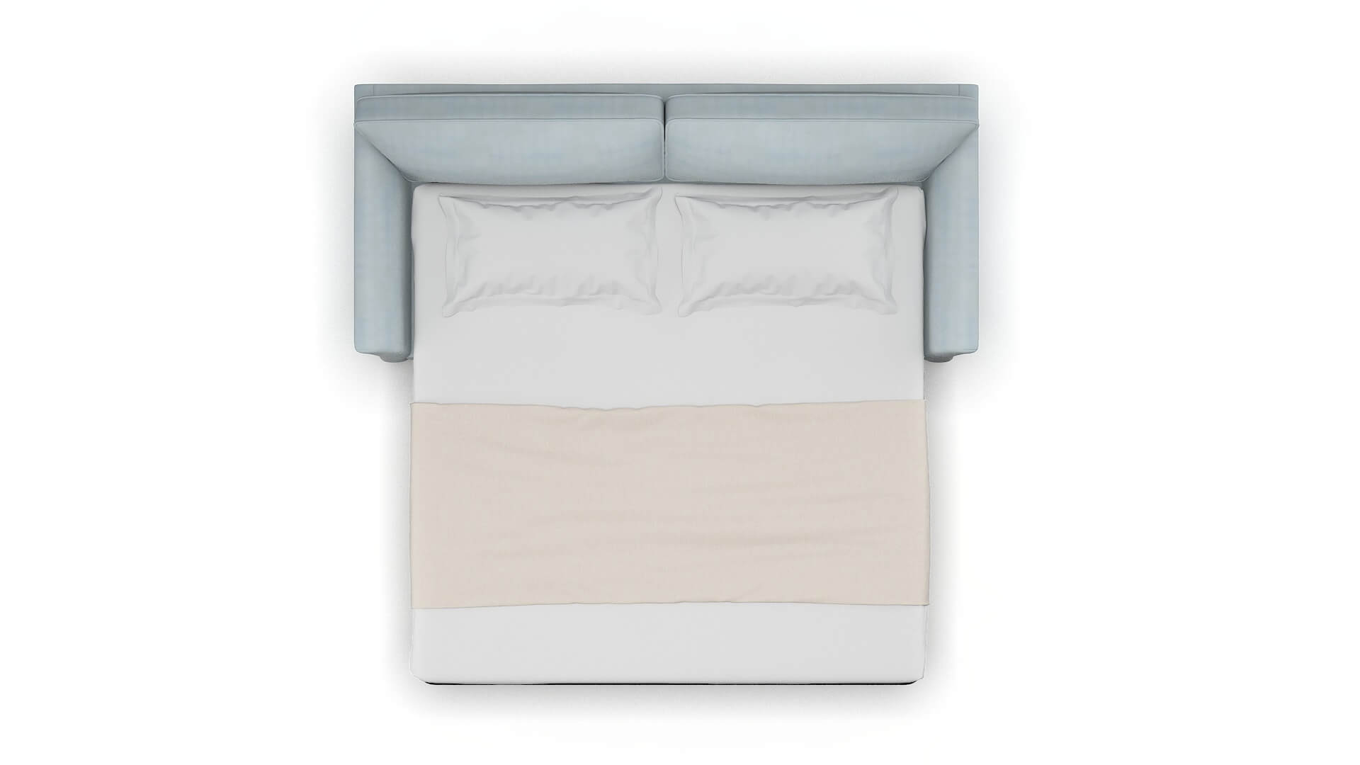 Cologne Hathaway Aqua Sofa Sleeper Espresso legs 3