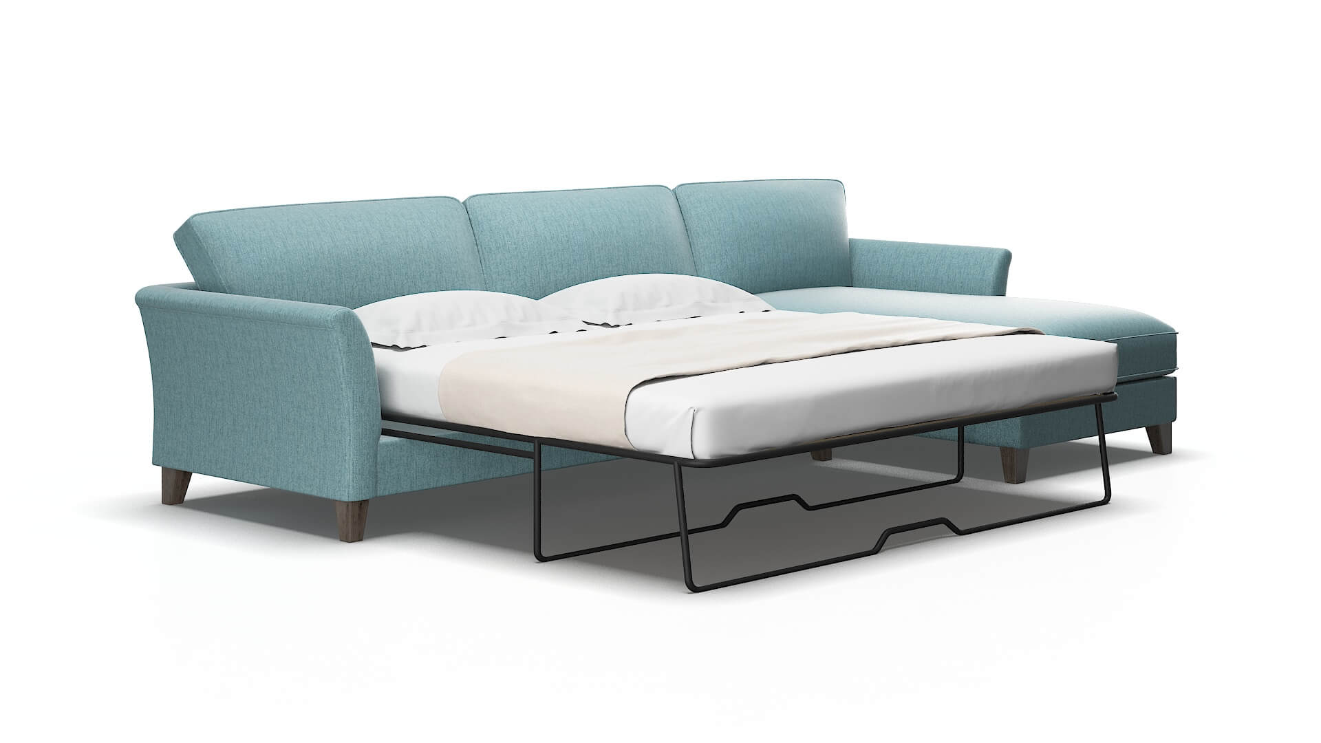 Cologne Insight peacock Panel sleeper Espresso Legs  2