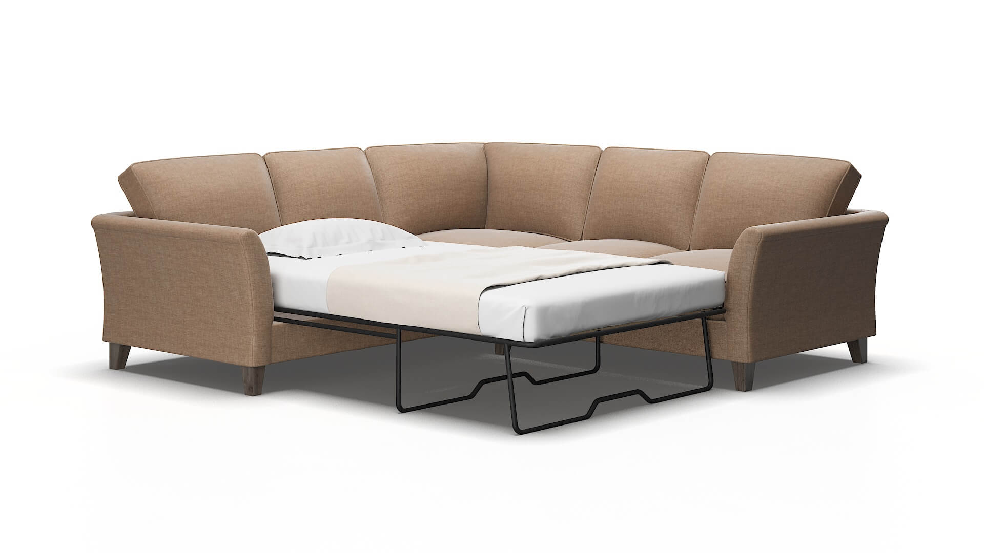 Cologne Keylargo mink Sectional sleeper Espresso Legs  2