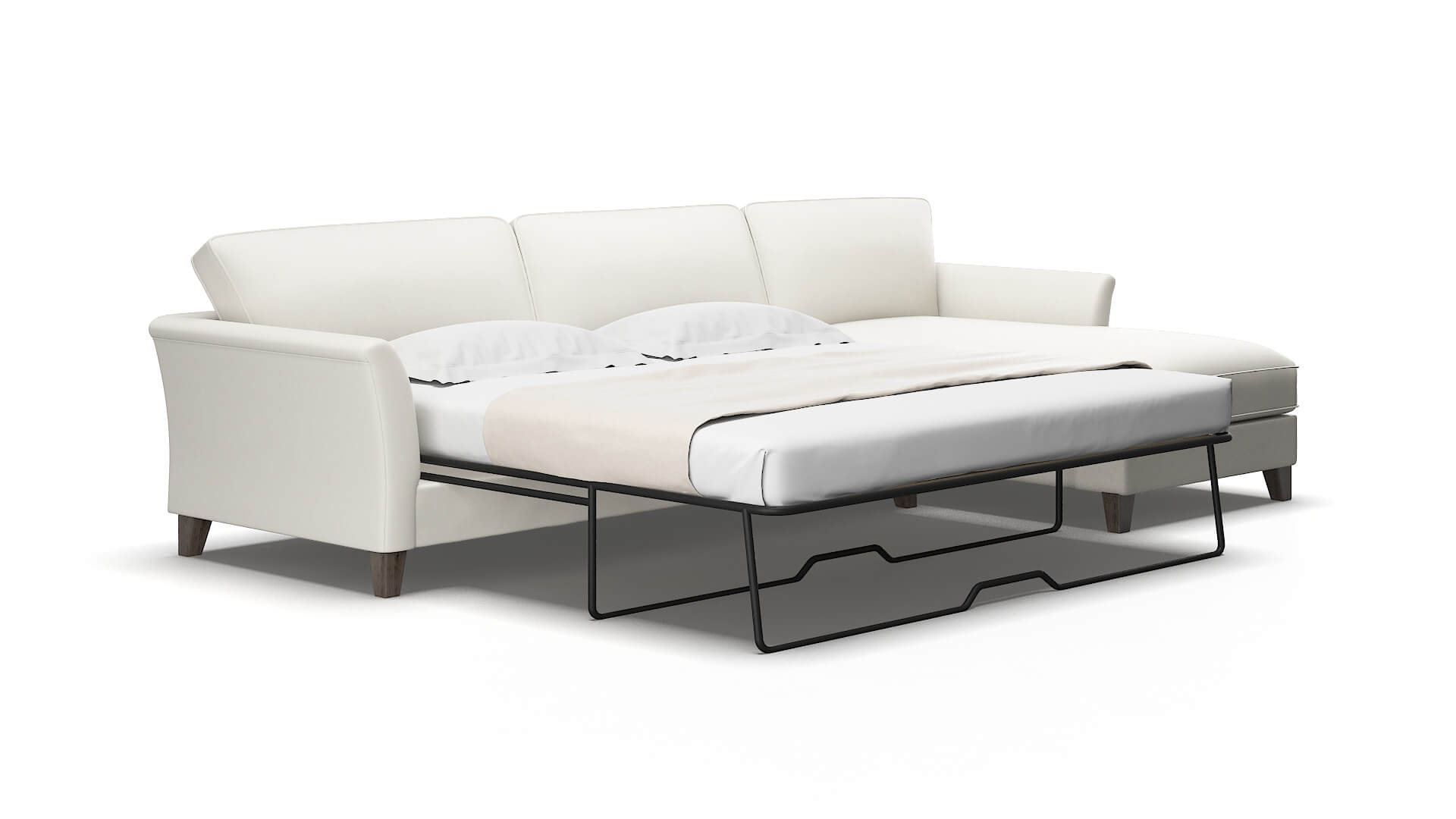 Cologne Keylargo Oatmeal Panel Sleeper Espresso legs 2