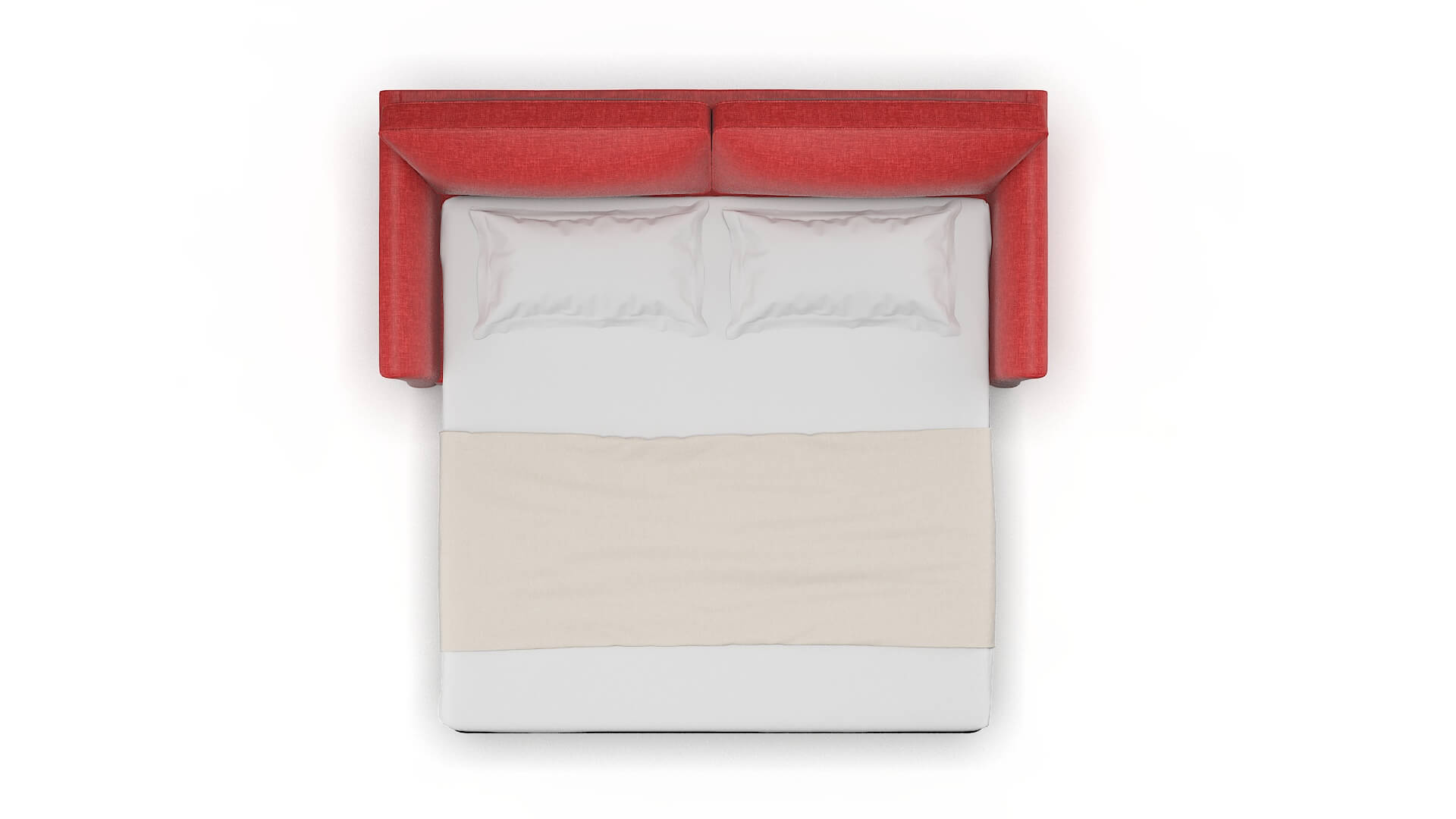 Cologne Leslie Poppy Sofa Sleeper Espresso legs 3