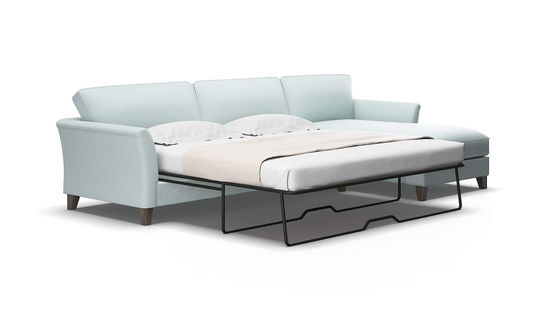 Cologne Leslie robins_egg Panel sleeper Espresso Legs  2