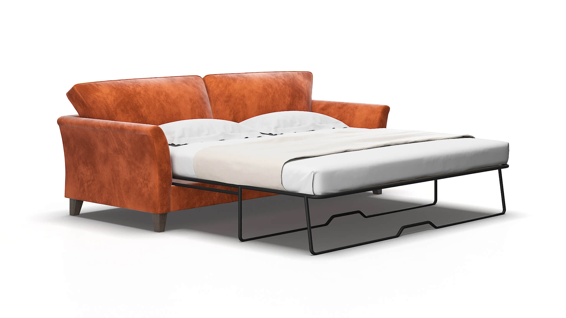 Cologne Loft Copper Sofa Sleeper Espresso legs 2