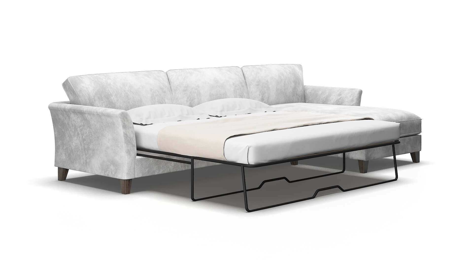 Cologne Loft snowfall Panel sleeper Espresso Legs  2