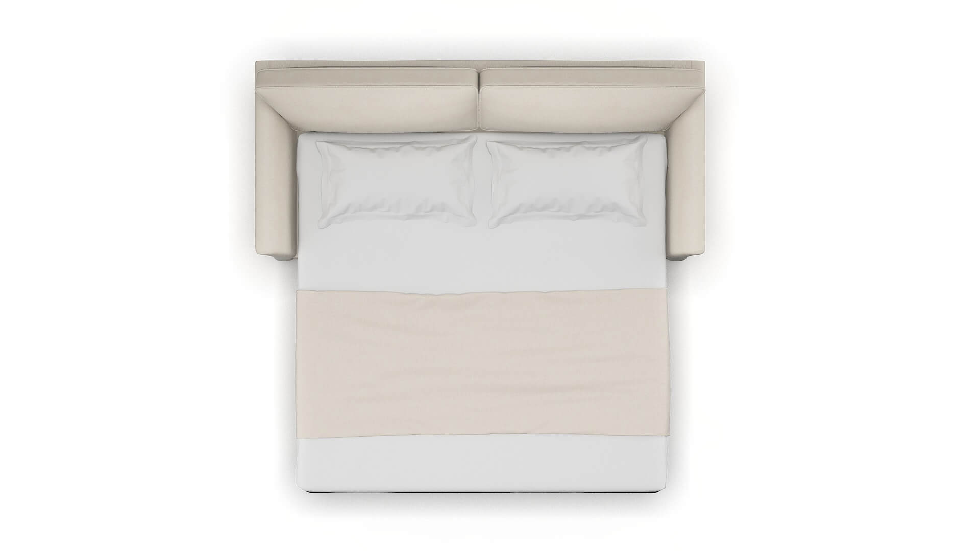 Cologne Malibu Linen Sofa Sleeper Espresso legs 3