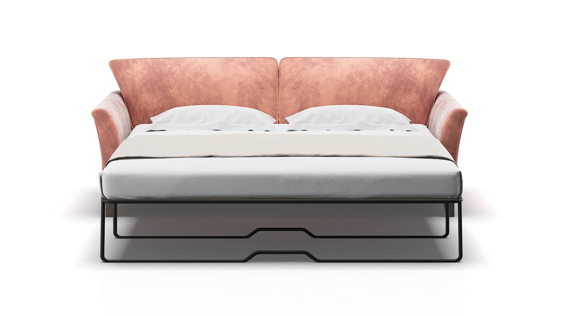 Cologne Naples Blush Sofa Sleeper Espresso legs 1