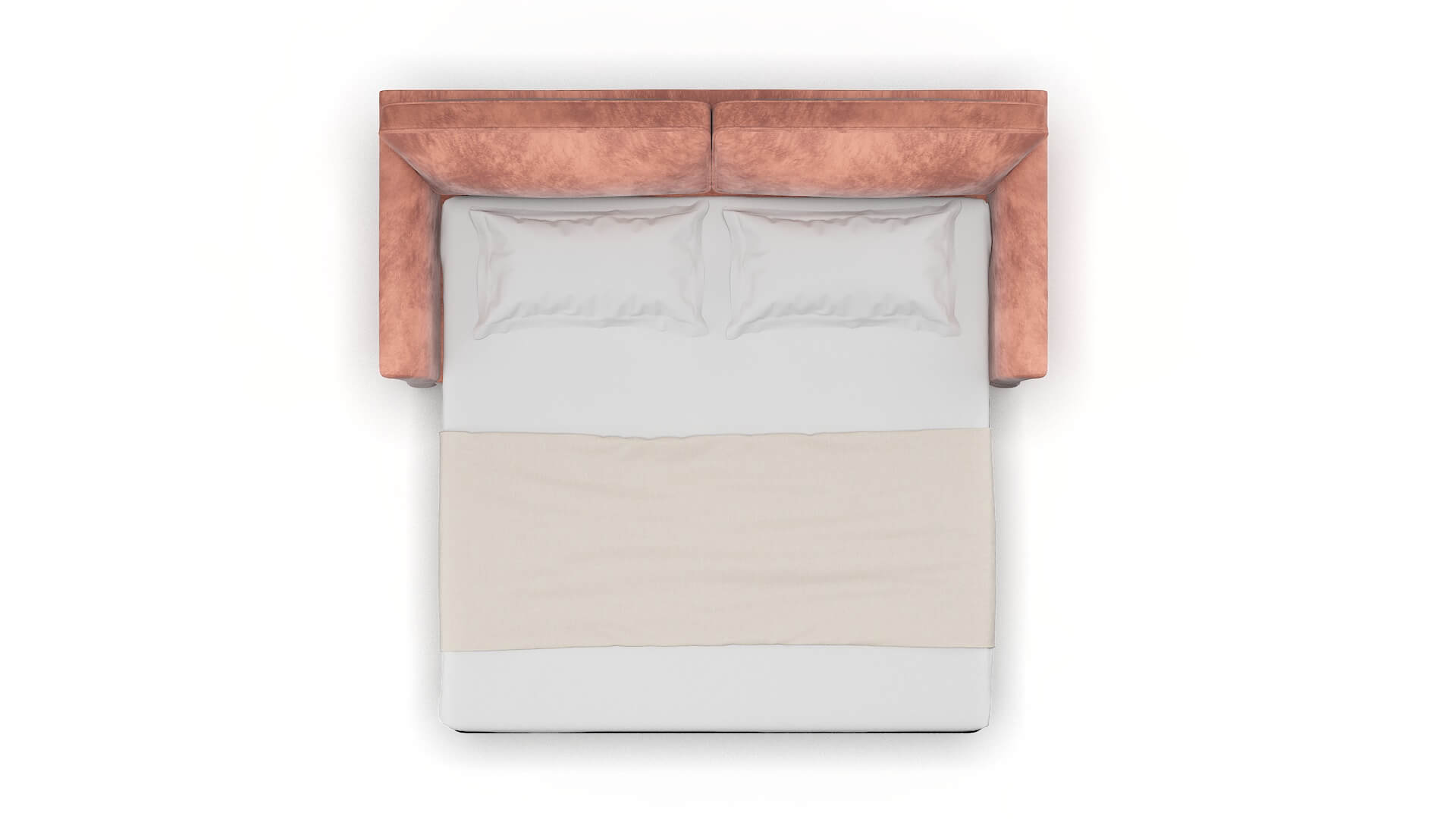 Cologne Naples Blush Sofa Sleeper Espresso legs 3