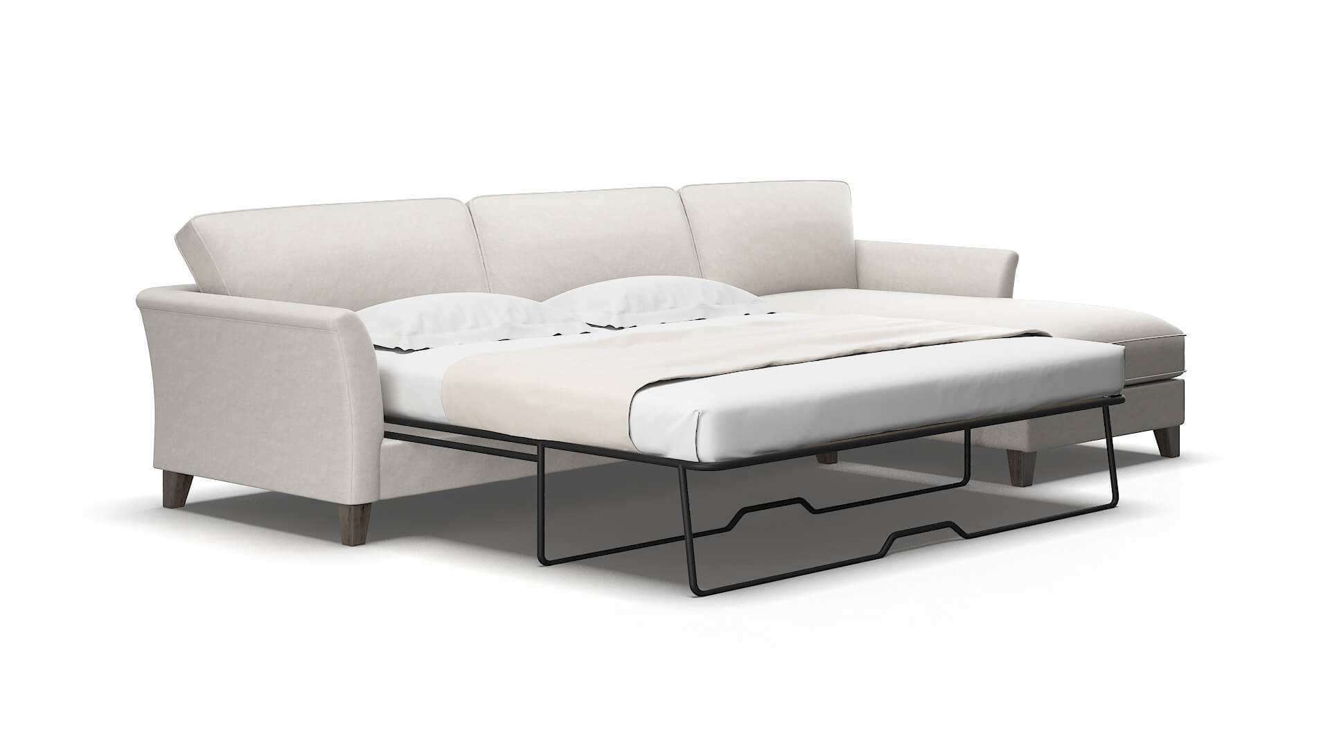 Cologne Noble grey Panel sleeper Espresso Legs  2