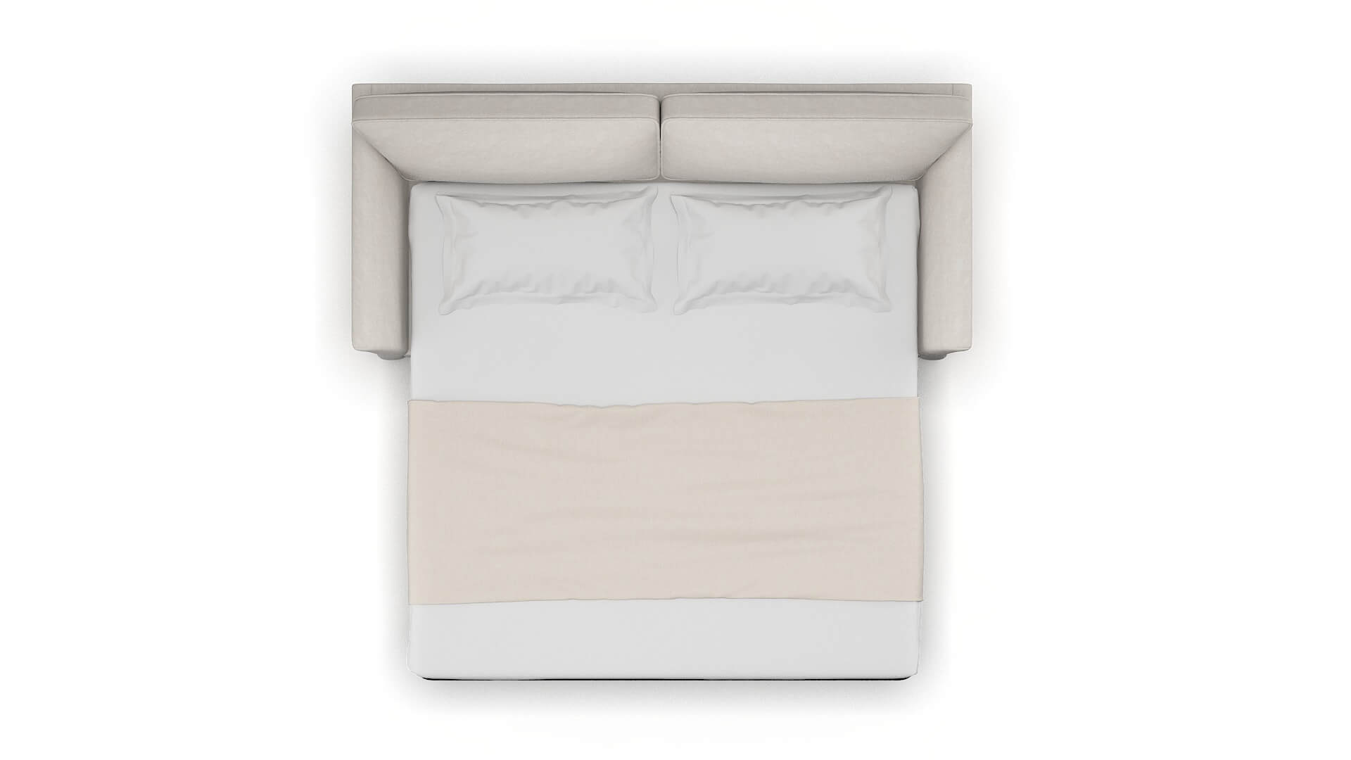 Cologne Noble Grey Sofa Sleeper Espresso legs 3