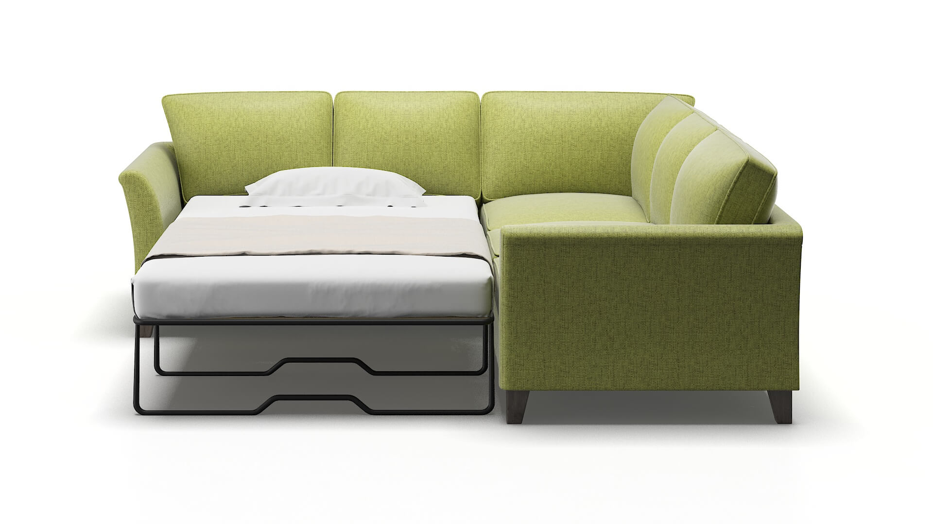 Cologne Notion Appletini Sectional Sleeper Espresso legs 1
