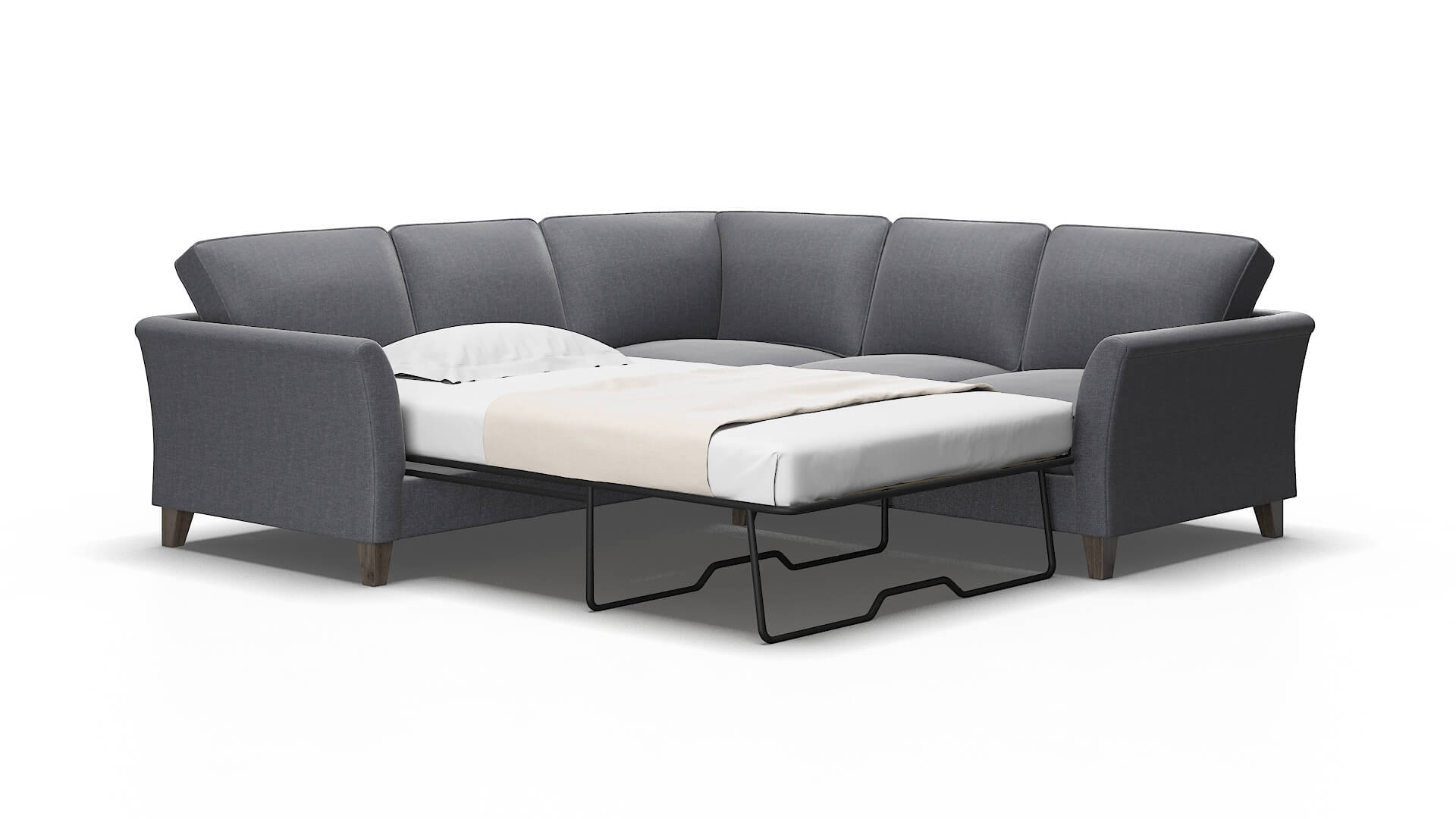 Cologne Notion graphite Sectional sleeper Espresso Legs  2