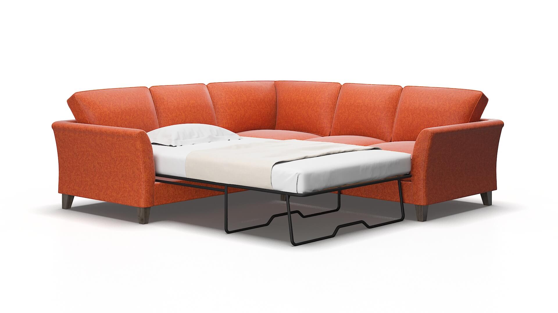 Cologne Notion Tang Sectional Sleeper Espresso legs 2