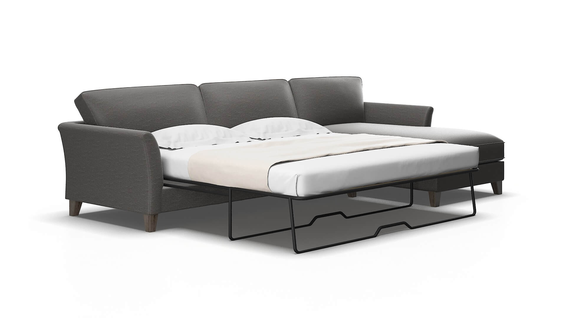 Cologne Oscar grey Panel sleeper Espresso Legs  2