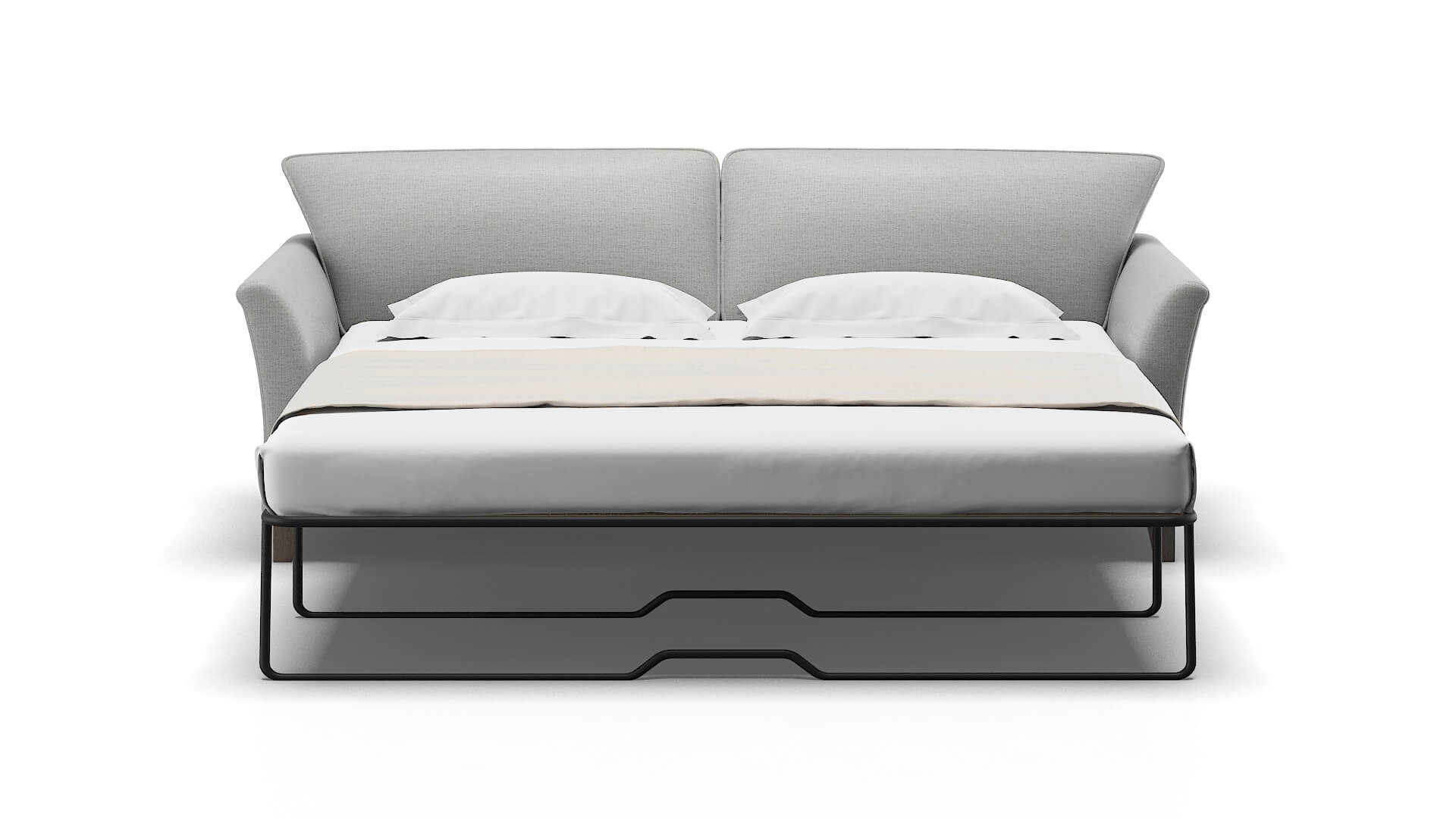 Cologne Parker Silver Sofa Sleeper Espresso legs 1